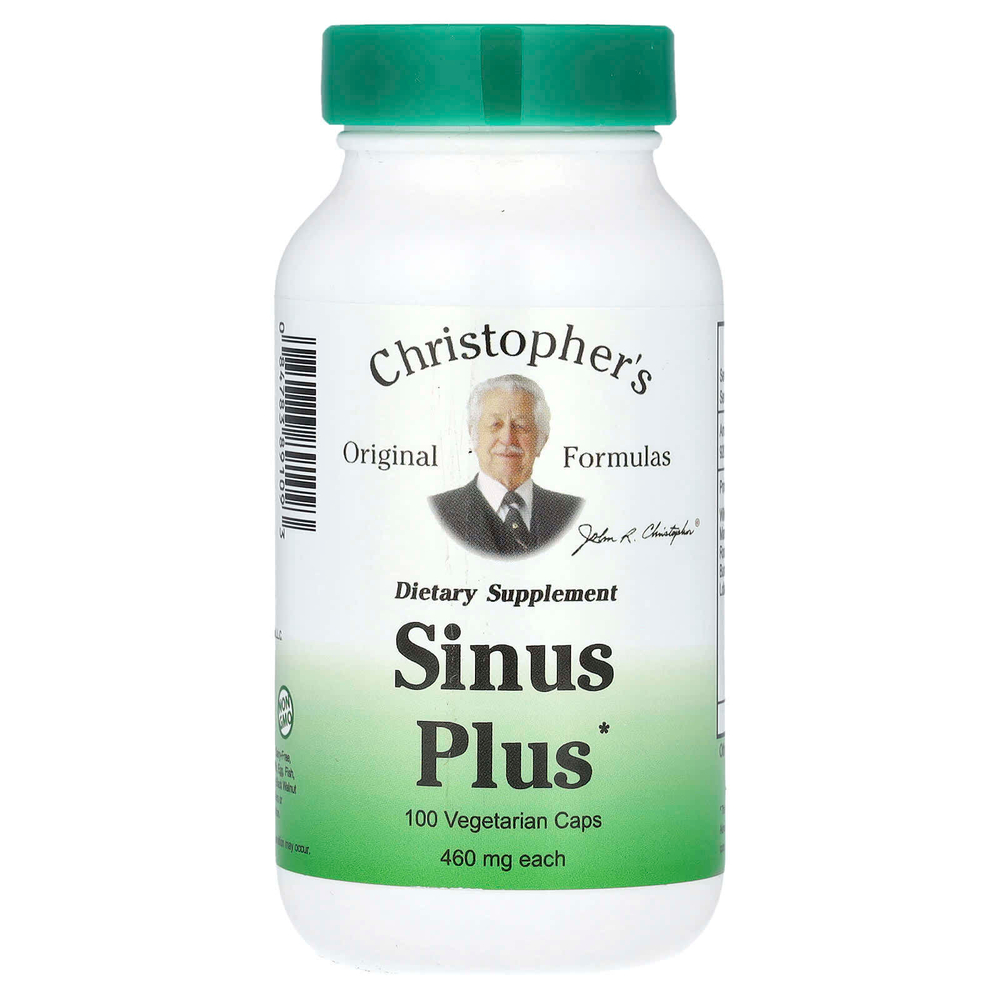 Christopher's Original Formulas, Sinus Plus, 100 вегетарианских капсул