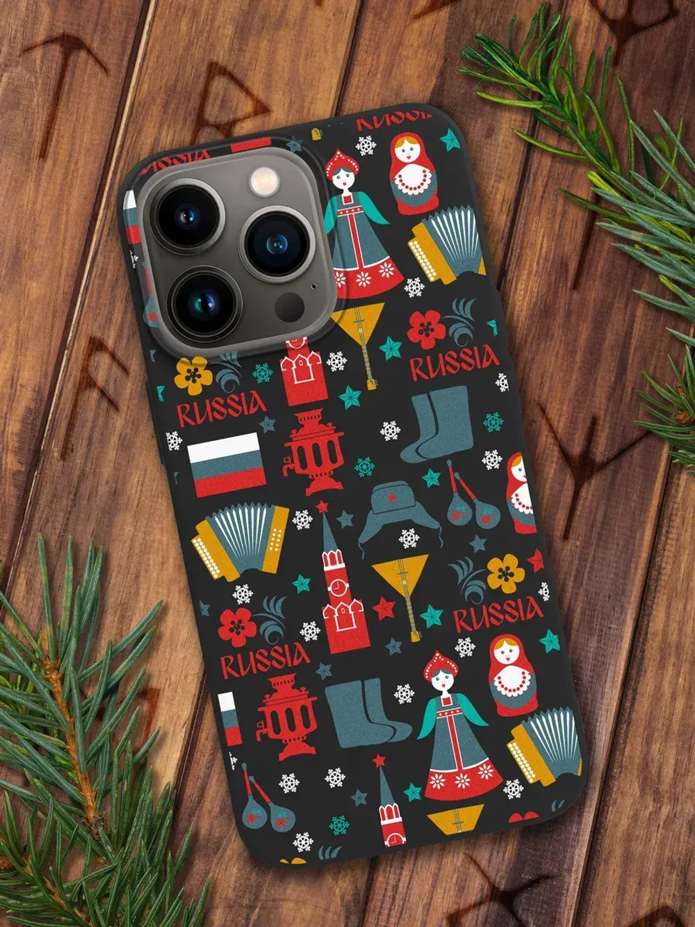 Чехол на iPhone 15 Pro с принтом