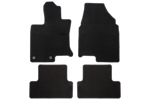 Коврики в салон для NISSAN Qashqai 2006-2010, 2010-2013, кроссовер, 4 шт. (текстиль) KLEVER01363701200K