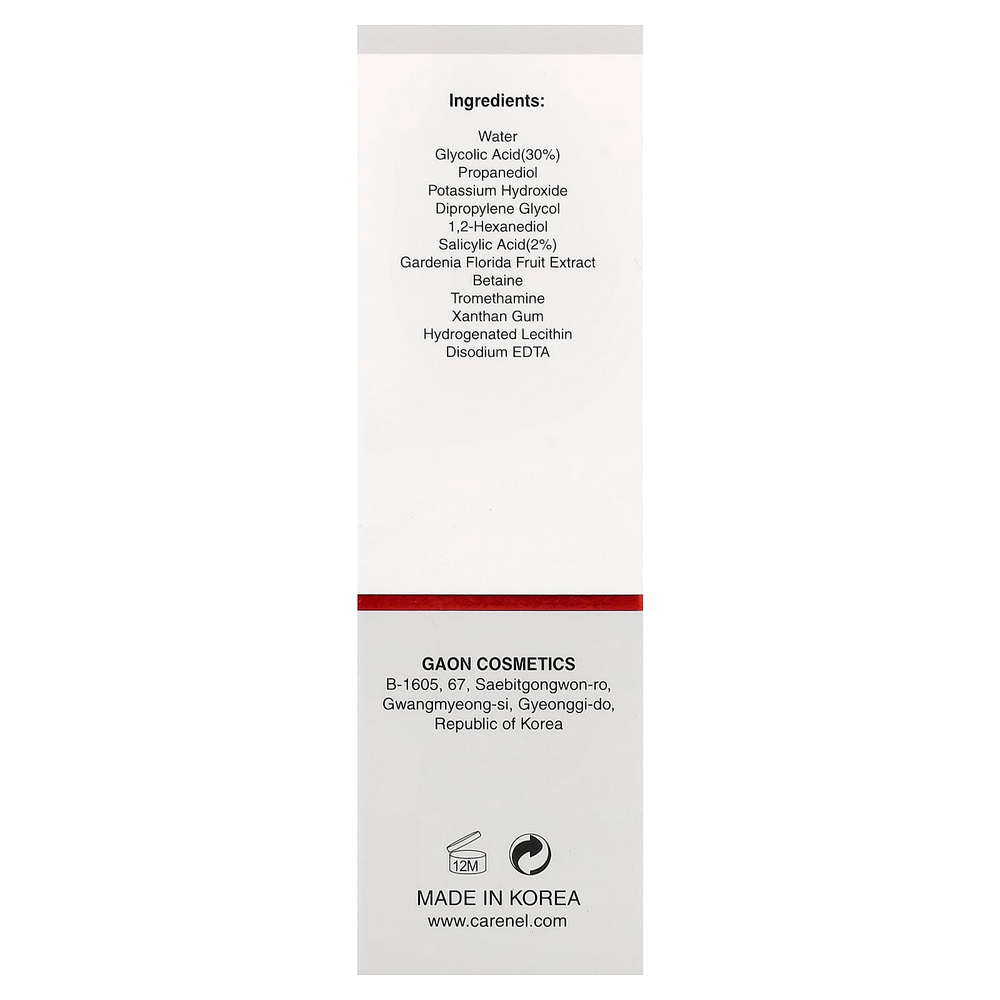 Care:Nel, Пилинг-сыворотка с AHA-BHA, 30 мл (1 жидк. унц.)