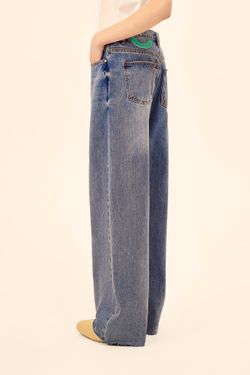 Широкие джинсы (Утро после свиданки), синие