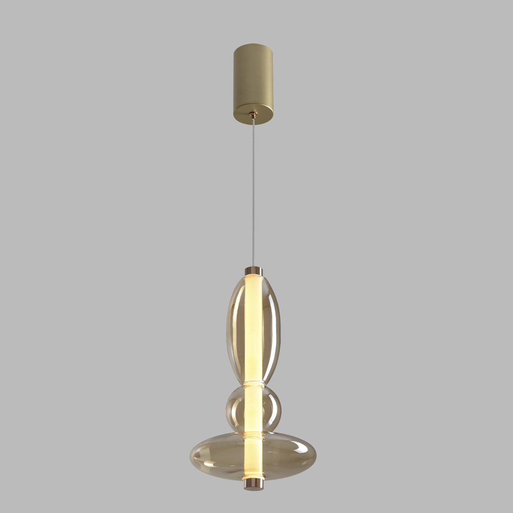 Подвесной светодиодный светильник Crystal Lux QUASAR SP10W LED AMBER