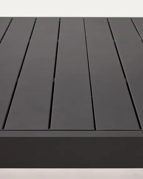 Стол Galdana уличный раздвижной из алюминия с черной отделкой 220 (340) x 100 см