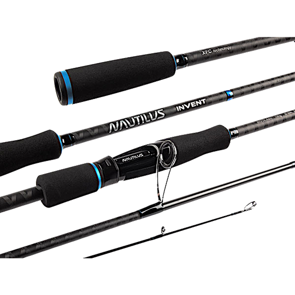 Спиннинг Nautilus Invent IVTS-842H 2.56м 16-56г Extra Fast 155г Тр.длина 1.31м Ручка неопрен