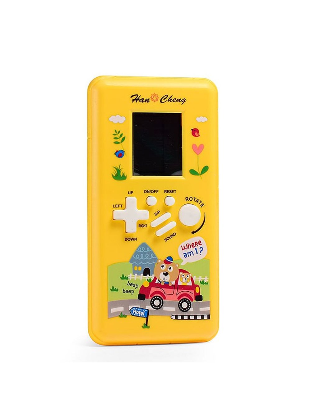 Игра электронная Кубики жёлтый (HC-10090-3)