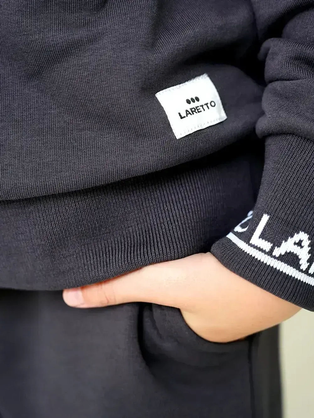 Костюм для мальчика серый, свитшот и брюки