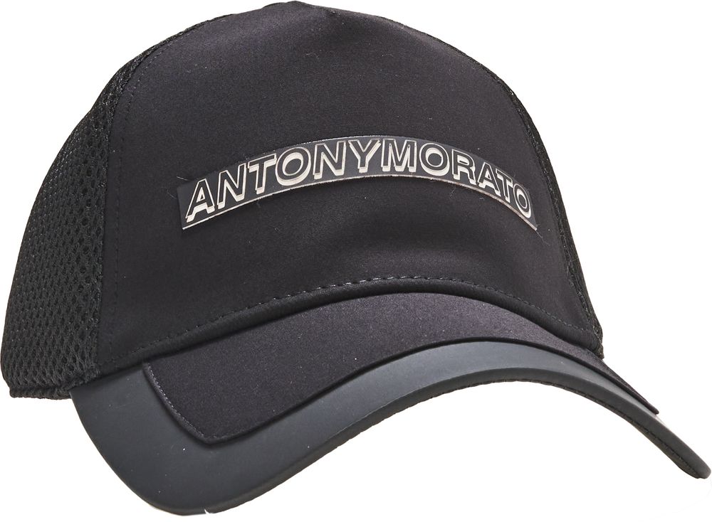 Бейсболка ANTONY MORATO Черный/Сетка/Термопринт: черно-белый логотип (Мальчик)