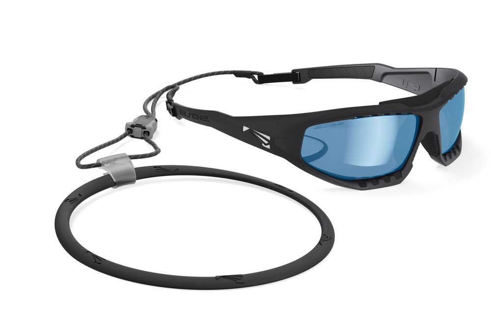 Спортивные очки LiP Surge Aero / Matt Black - Black / PC Polarized / Vivide Ice Blue