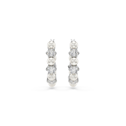 MATRIX:PE PEARL HOOPS WHITE/RHS