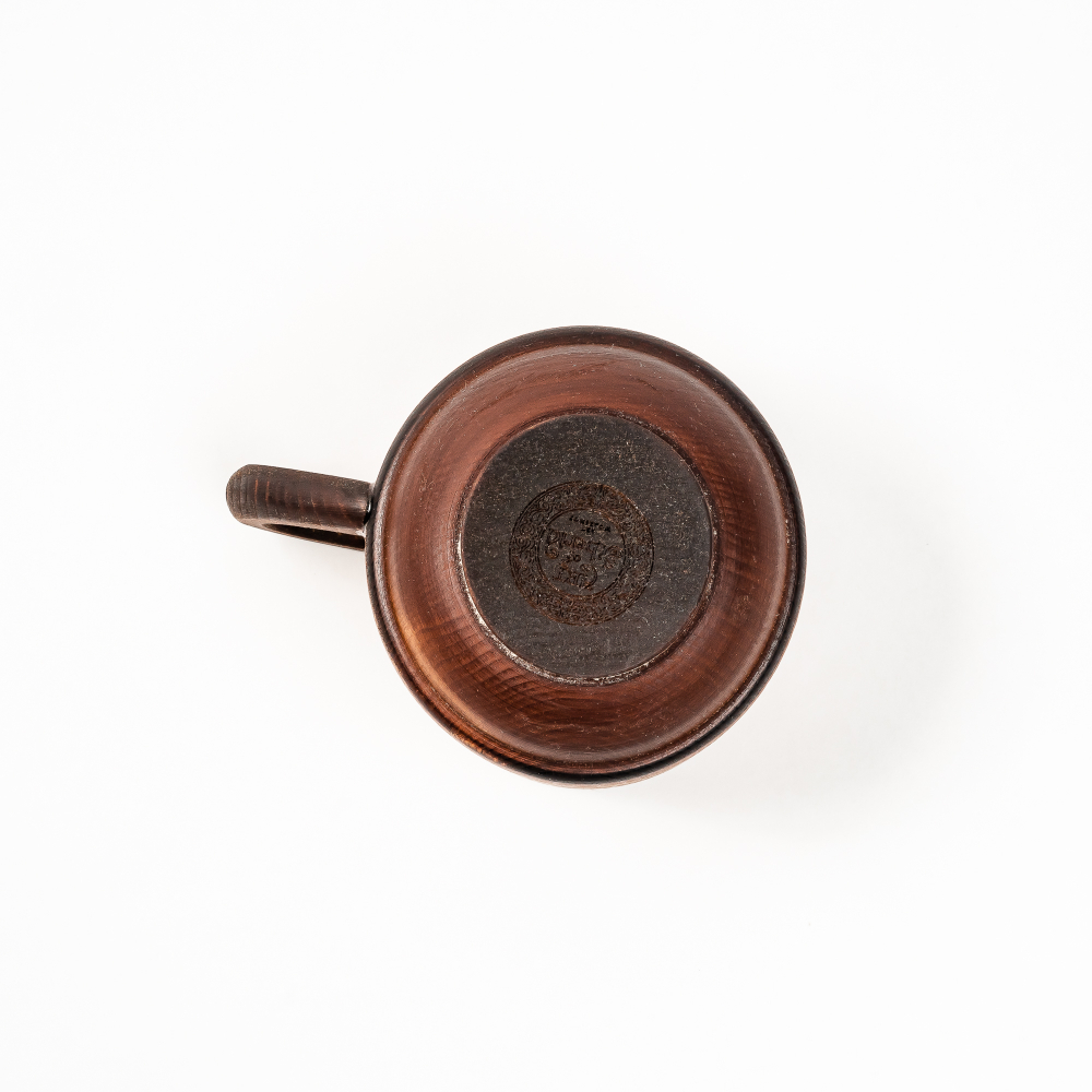 Деревянная большая кружка из кедра для напитков 400 мл. C74