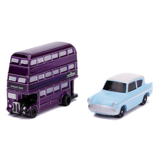 Набор Машинок Hollywood Rides Harry Potter 1.65" 31615 1959 Ford Anglia 31620 Knight Bus 31719