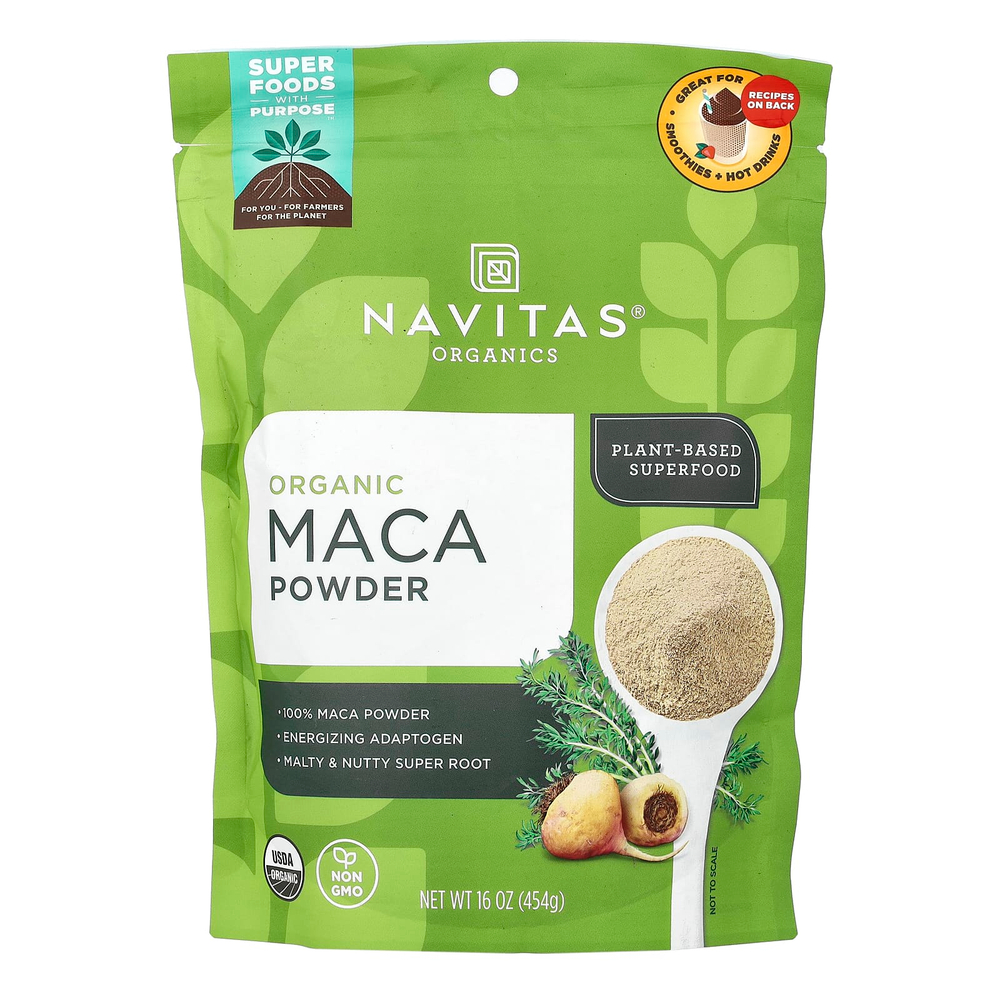 Navitas Organics, Органический порошок маки, 454 г