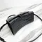 Сумка BALENCIAGA с крокодиловым тиснением, черный