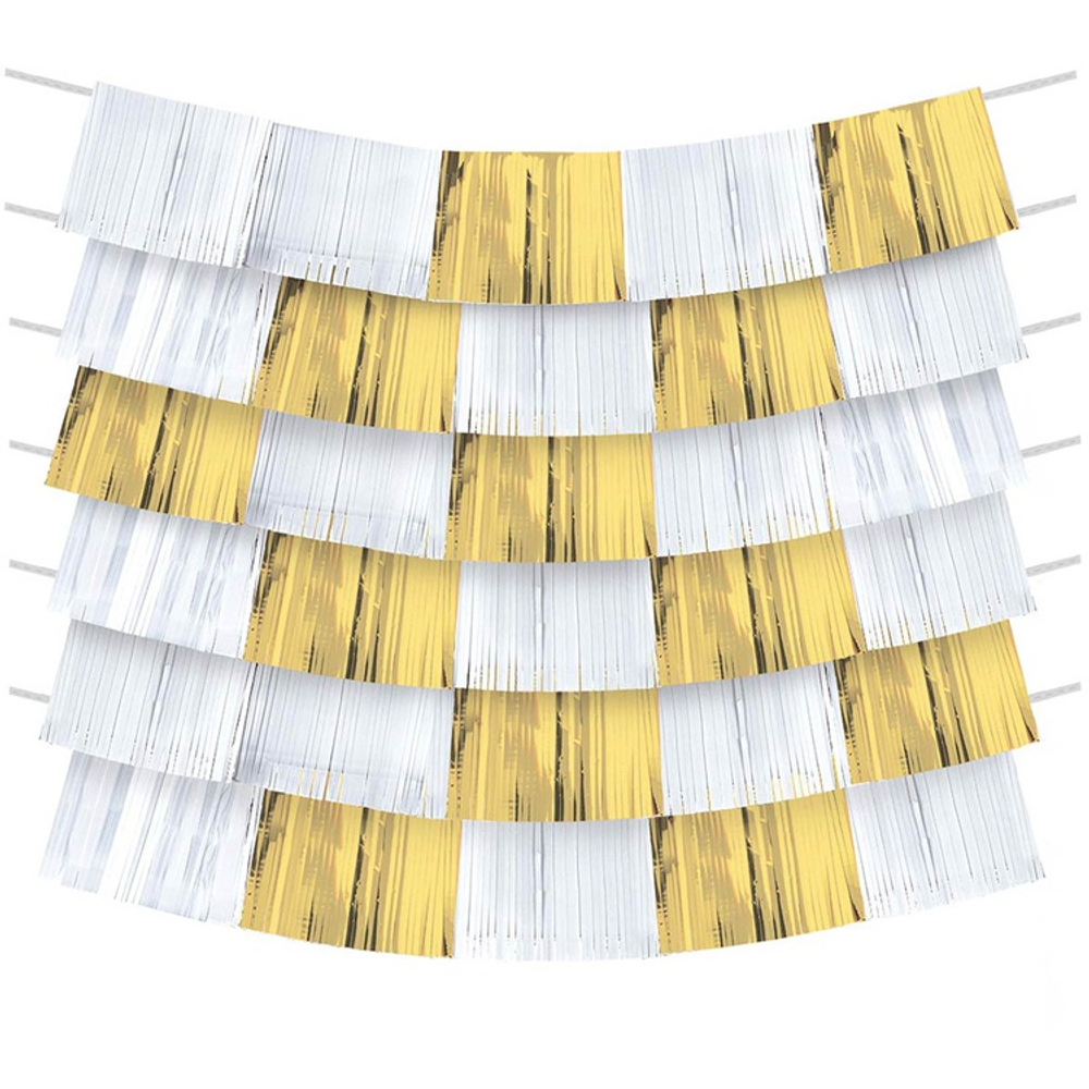 Гирлянда-бахрома Gold 150х25см 9шт