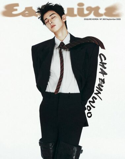 публикация esquire - 2025.09 CHA EUN WOO B Type