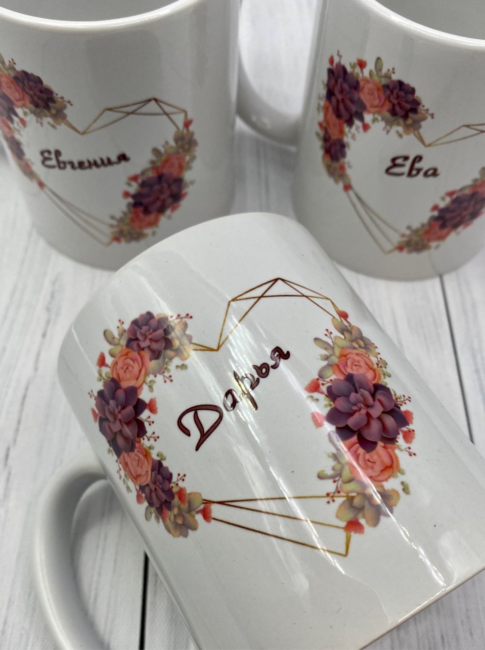 Именная кружка для девочек №3