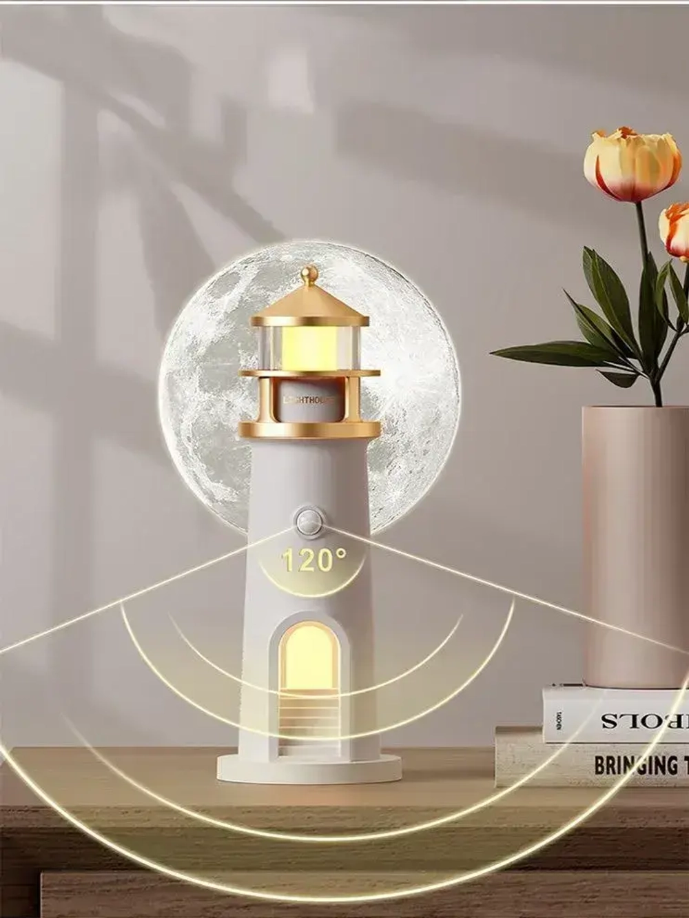 Проекционный светильник для лунного маяка