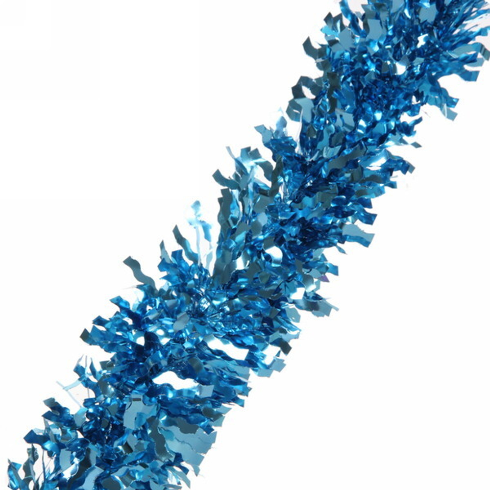 Мишура 2 м 9 см «Яркая змейка», Морская волна