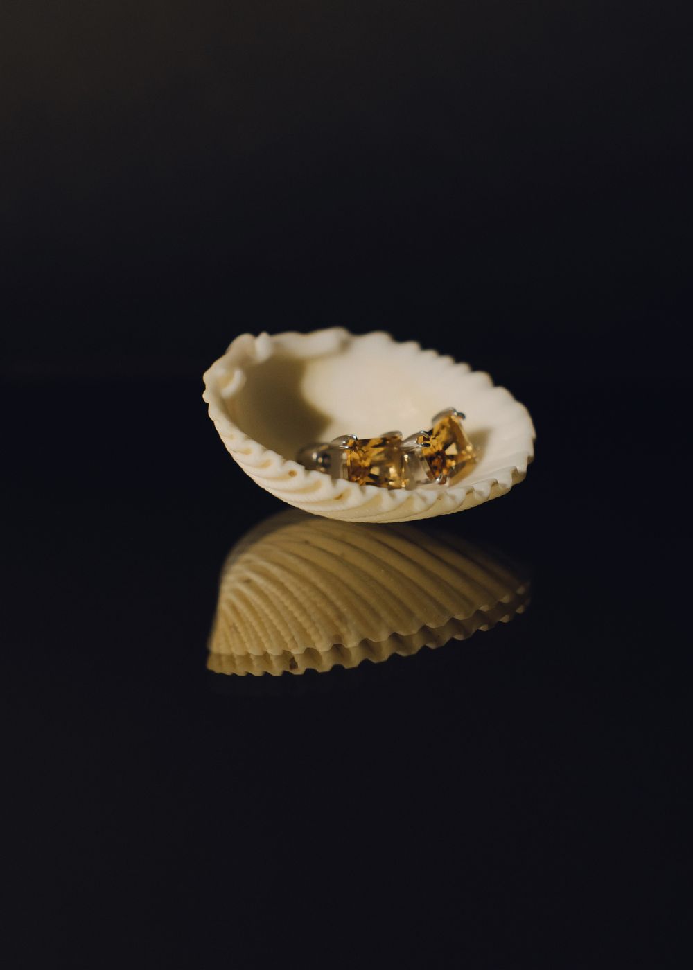 Серьги Crystal Classic с цитрином