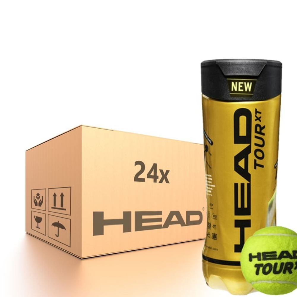 Упаковка теннисных мячей Head Tour XT - 24 x 3B