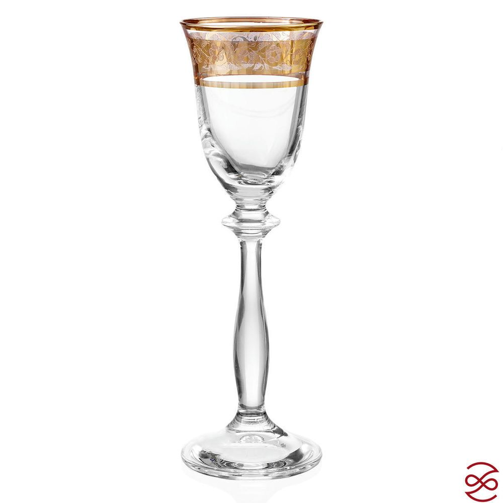 Набор рюмок Bohemia Анжела Золото V-D 60 мл (6 шт)