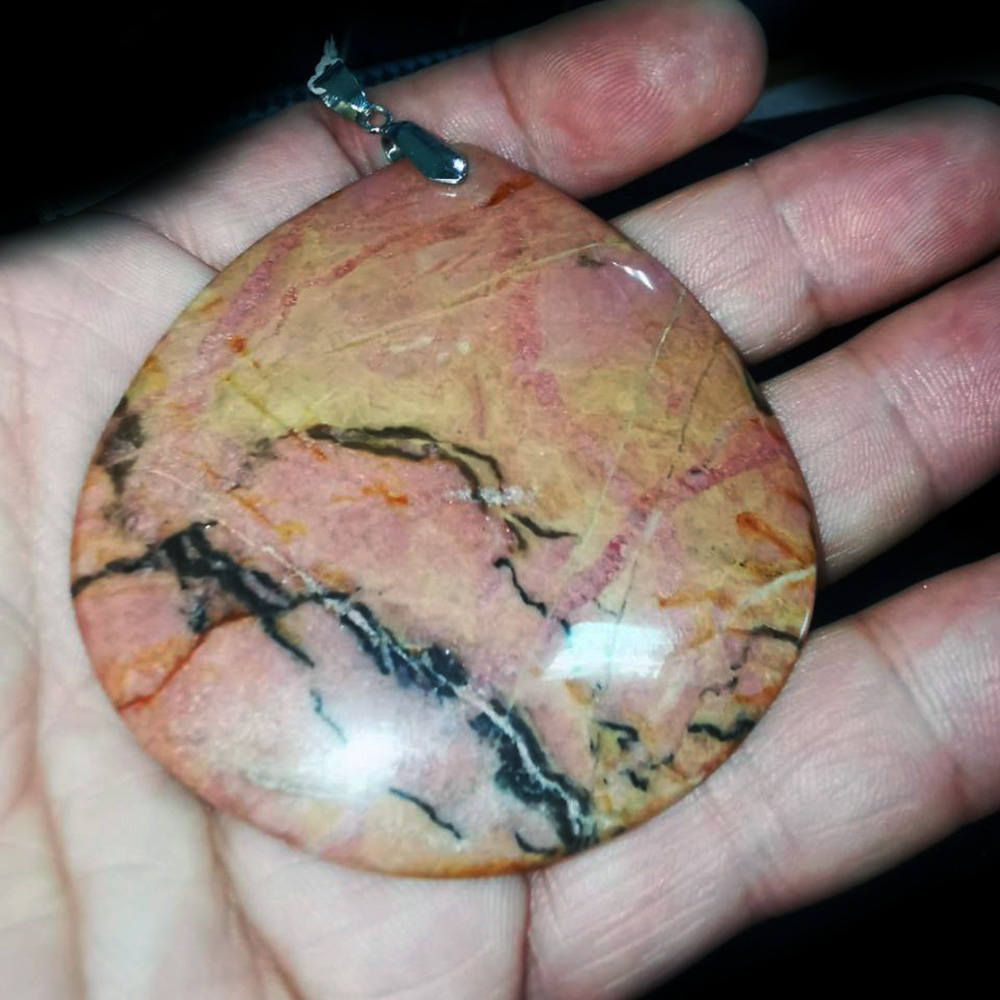 Кулон "Марс" родонит