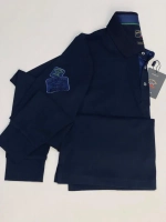 Футболка поло с длинным рукавом