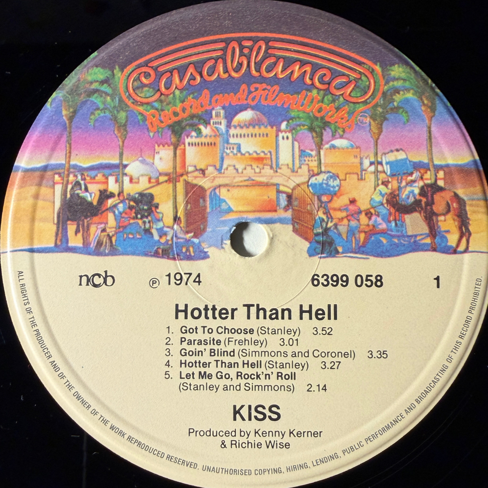 Kiss - Hotter Than Hell (Норвегия 1984г.)