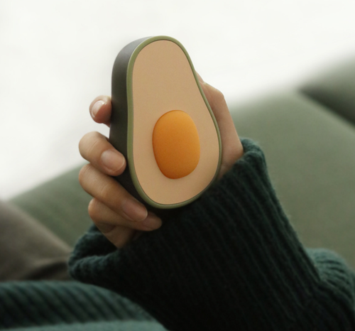 Портативная грелка Power Bank "Авокадо"