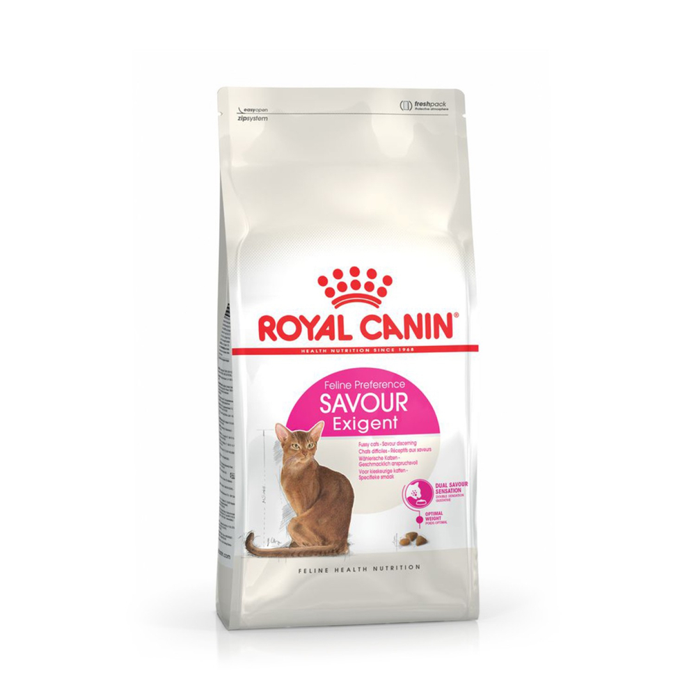 Royal Canin Savour Exigent Сэйвор Экзиджент Корм сухой для взрослых кошек привередливых ко вкусу 400г