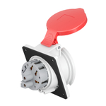 Розетка панельная с наклоном PAS IP44 32A 6P+E 400В