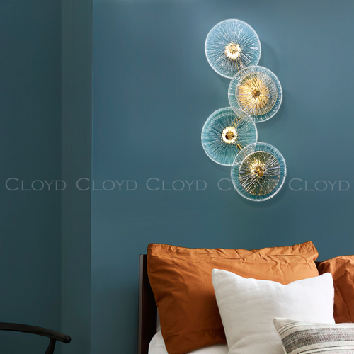 Бра Cloyd HELION-A W4 / выс. 62 см - латунь (арт.20160)