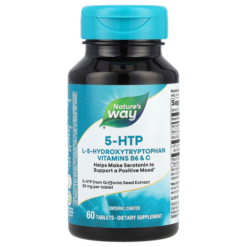Nature's Way, 5-гидрокситриптофан, 60 таблеток