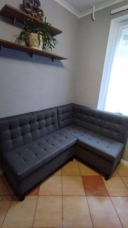 Диван угловой Спектрум с прямым углом (серый)