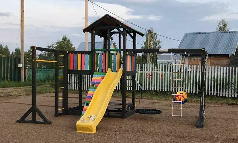 Детская площадка Савушка - 3 (BLACK)