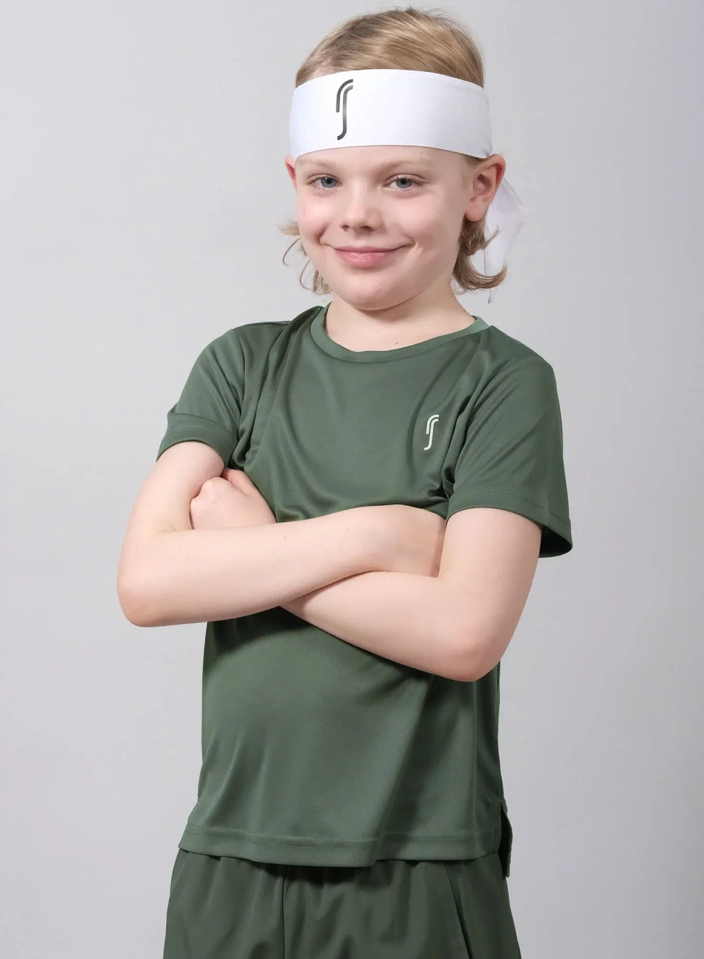 Теннисная футболка детская RS Junior Performance Court Green (251J002011/608)