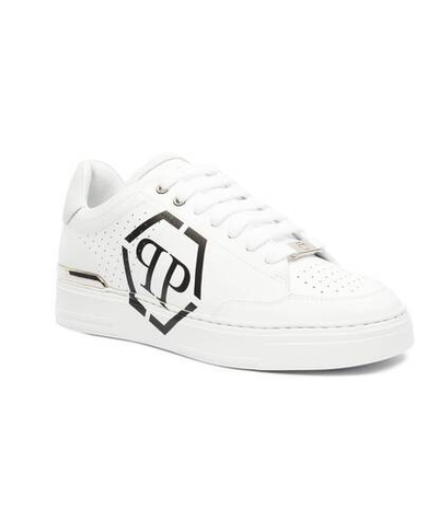 Кожаные кроссовки hexagon Philipp Plein - белый(MSC3981 PLE005N)