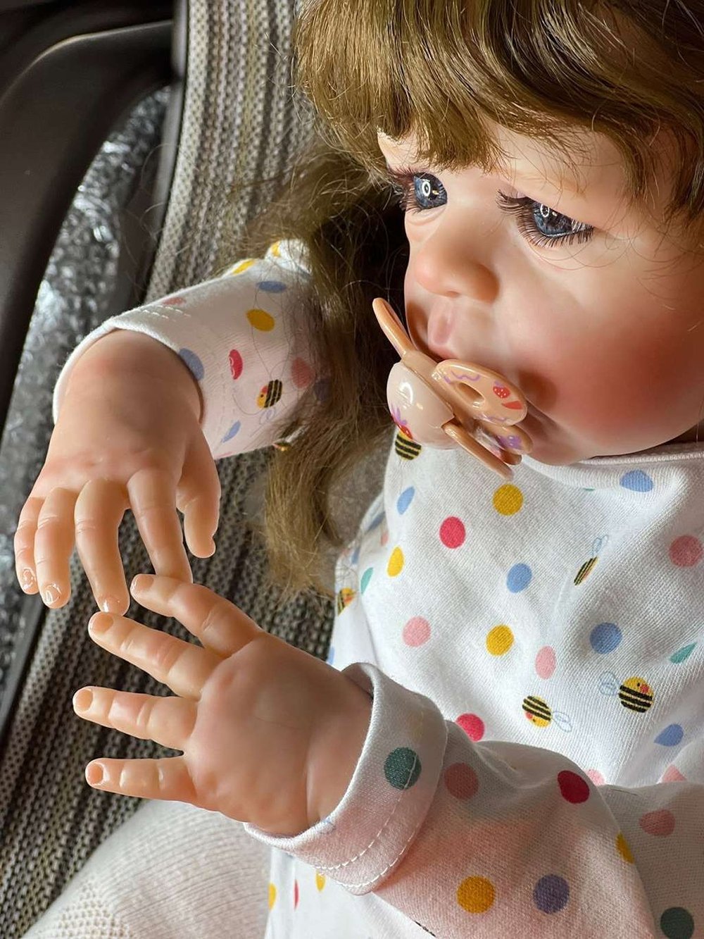 Кукла Реборн мягконабивная 60см в пакете (FA-608)