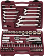 UTS0082 Набор инструмента универсальный 1/4", 1/2"DR, 82 предмета