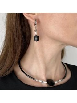 Серьги бижутерия из муранского стекла