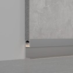 Профиль PLINTUS-H35-F-2000 ANOD (Arlight, Алюминий) 046858