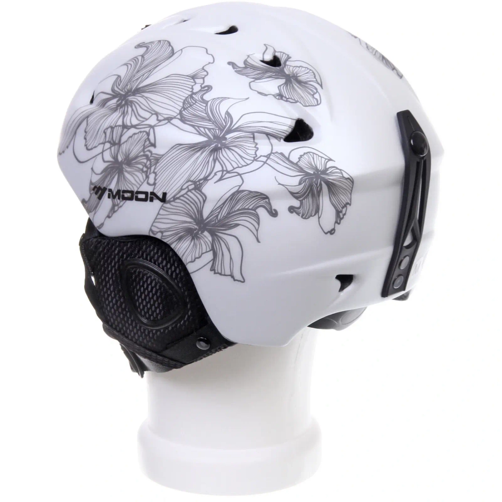 Шлем защитный для зимних видов спорта MS-86 Grey Flower, размер M (55-58)