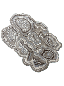Ковер Safir 00841С Grey/Brown Нестандартная