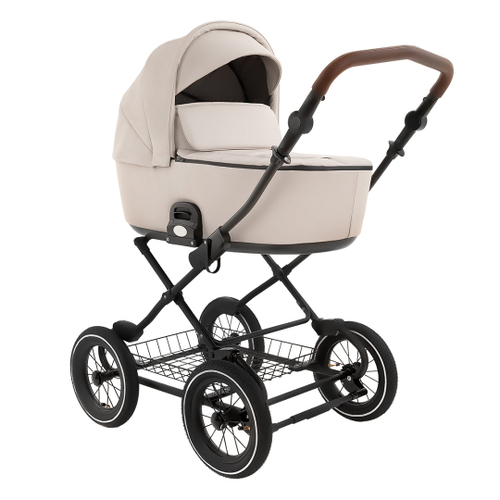 Коляска 2 в 1 ROAN BASS NEXT 2 в1 CLASSIC d12 leather Island Stone