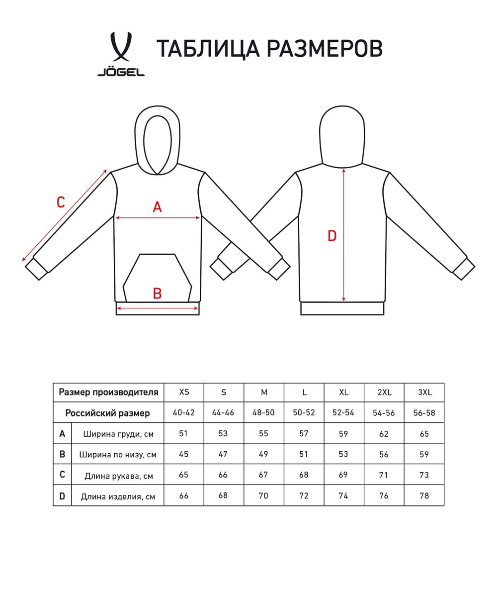 Худи ESSENTIAL Terry Hoodie, серый меланж