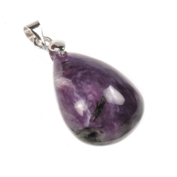 Кулон "Капля №4" чароит