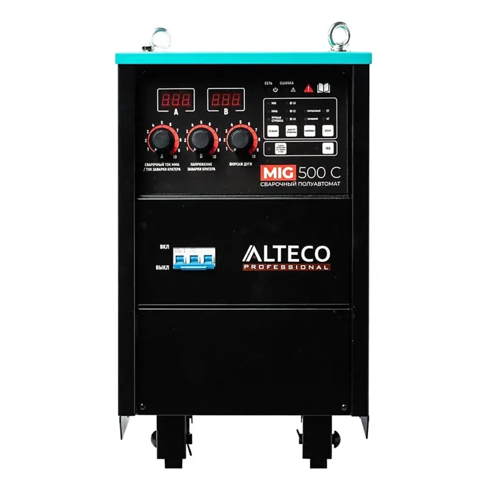 ALTECO MIG500C и катушка инверторный сварочный полуавтомат 9776
