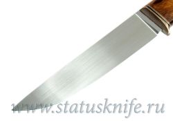 Нож авторский М390 медь G10 мельхиор ironwoodфотография - 2