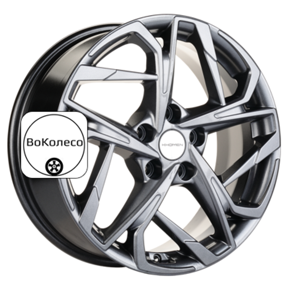 7x17/5x110 ET46 D63,3 KHW1716 (Changan CS35/CS35 Pro) Gray Khomen Wheels