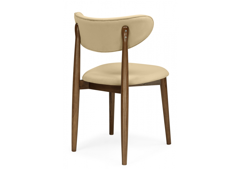 Стул деревянный Woodville Фарго бежевый, миланский орех, ножки орех